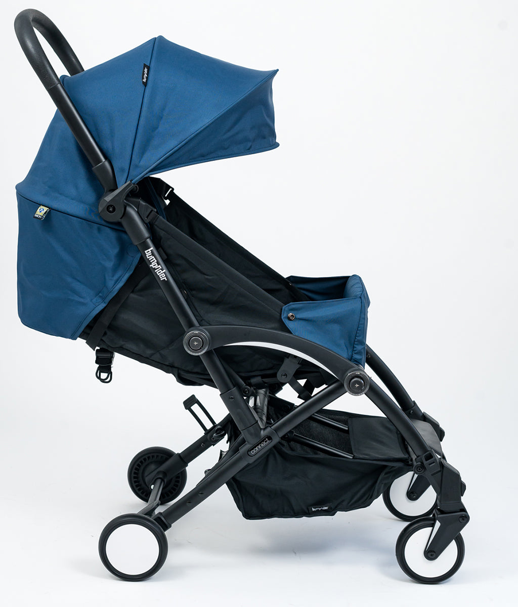 Bumprider Connect 3 Double Stroller Bundle - Black / Navy