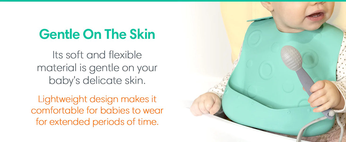 Busy Baby Bungee Bib - Spearmint