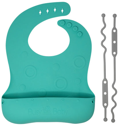 Busy Baby Bungee Bib - Spearmint