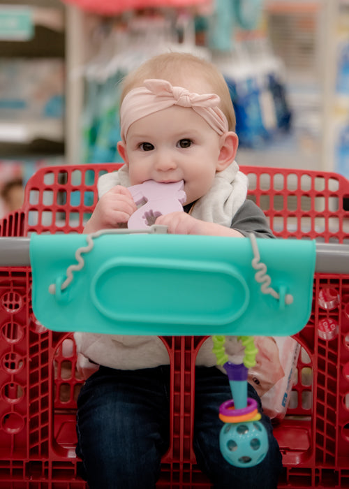 Busy Baby Mat with 2 Tethers - Spearmint