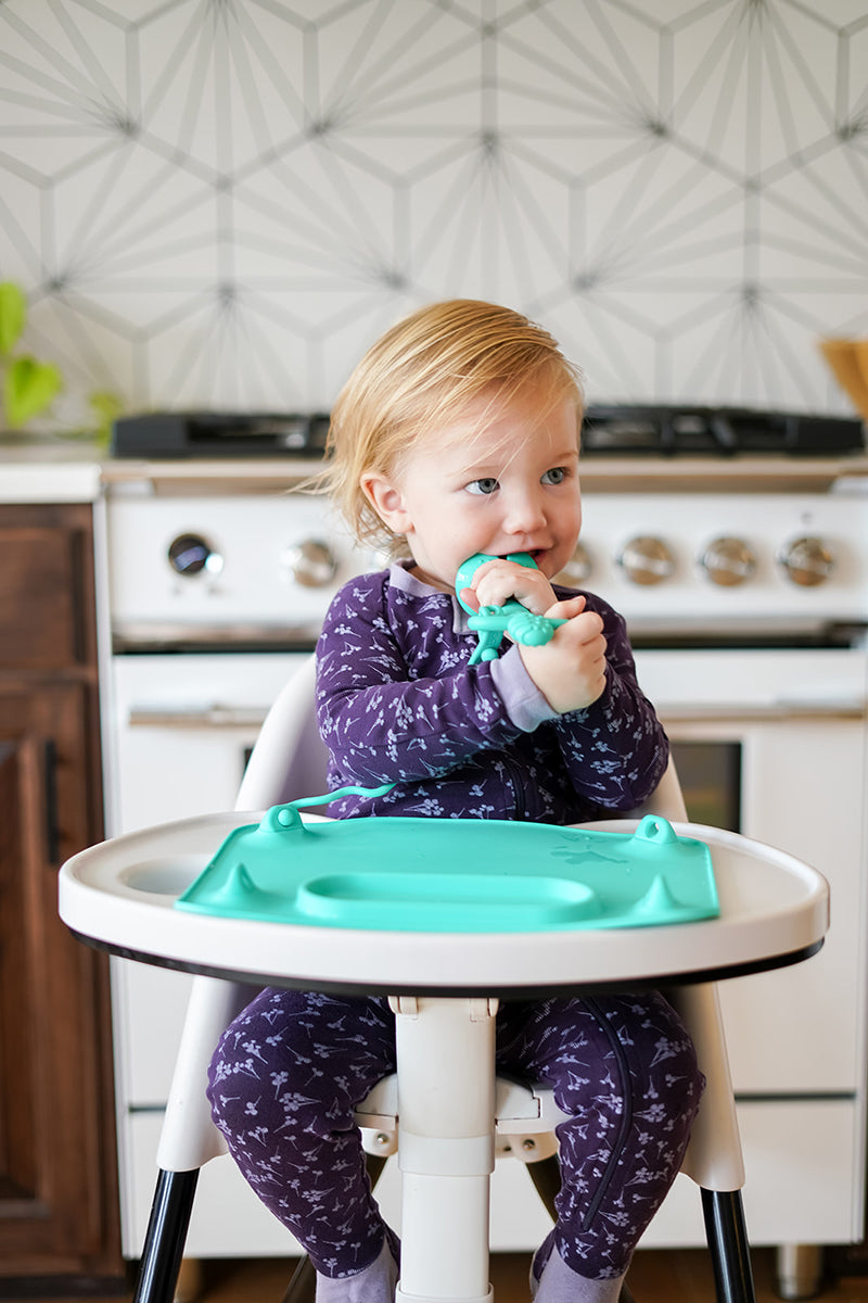 Busy Baby Teether & Training Spoon - Blue