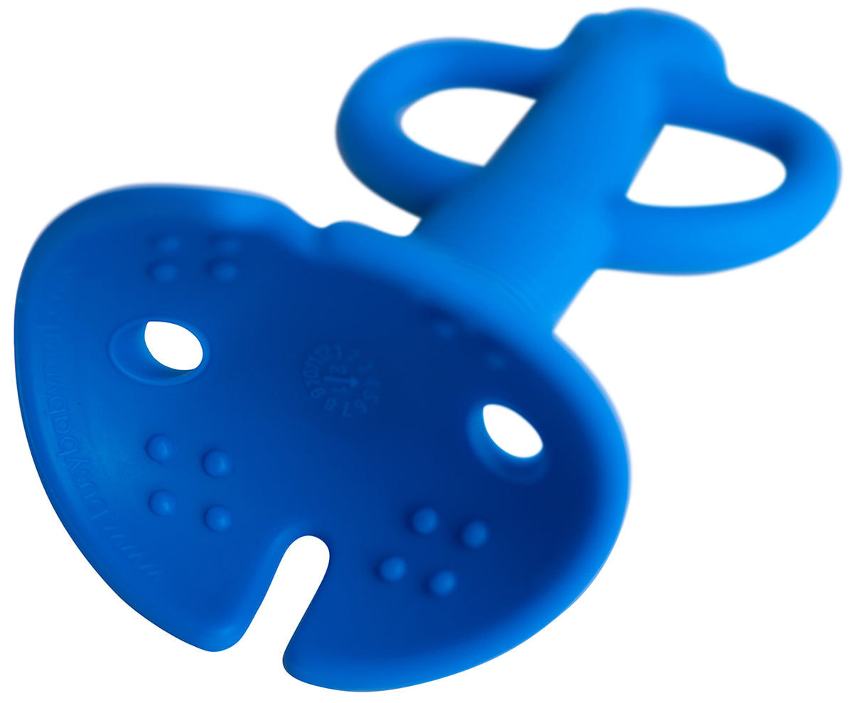 Busy Baby Teether & Training Spoon - Blue