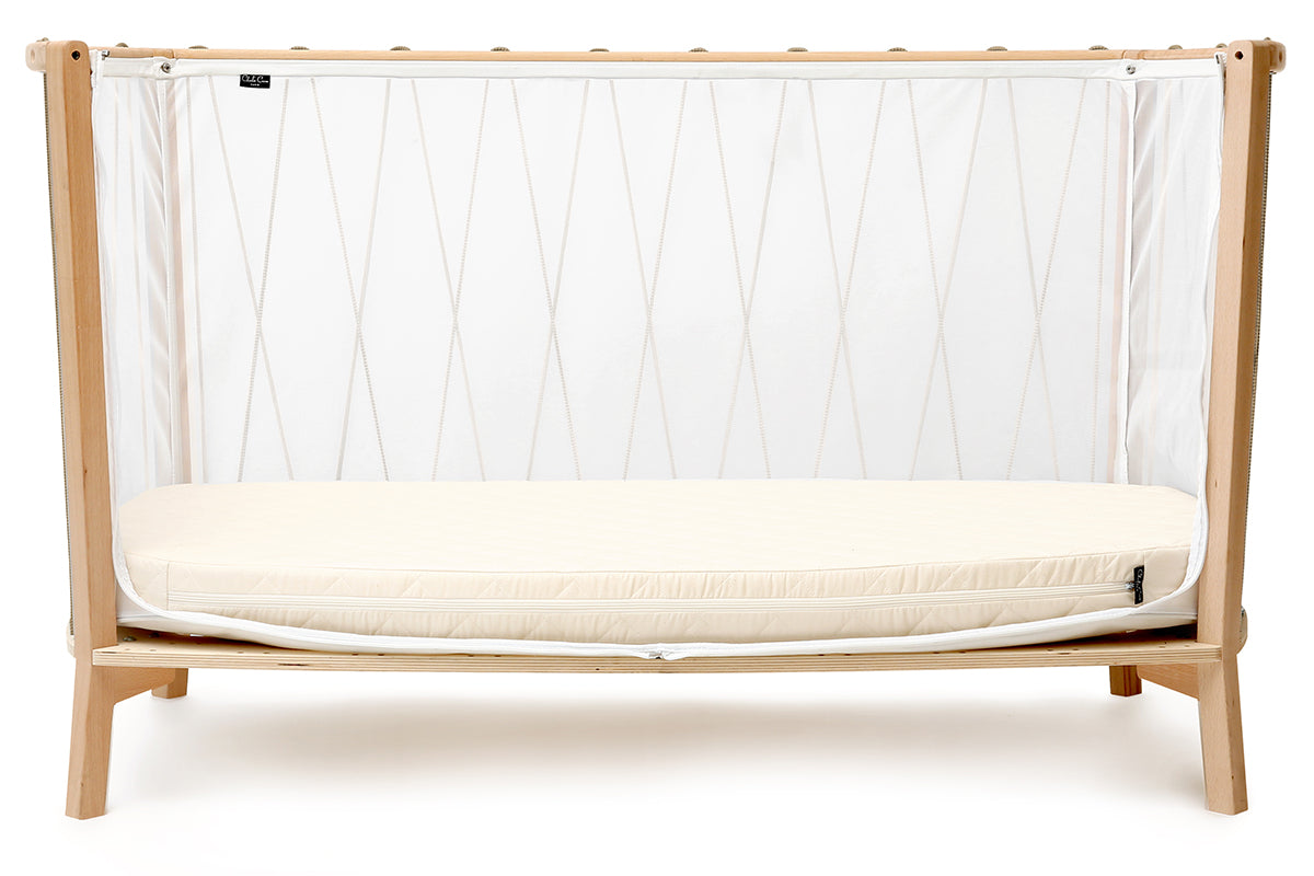 Charlie Crane KIMI Baby Bed with Foam Mattress - Hazelnut