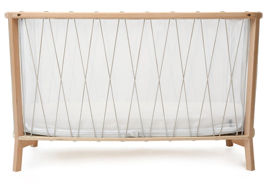 Charlie Crane KIMI Baby Bed with Organic Mattress - Desert