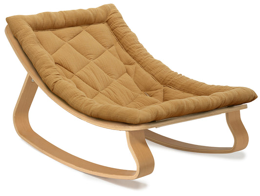 Charlie Crane LEVO Baby Rocker - Beech / Camel