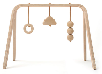 Charlie Crane NAHO Activity Arch + Wooden Toys