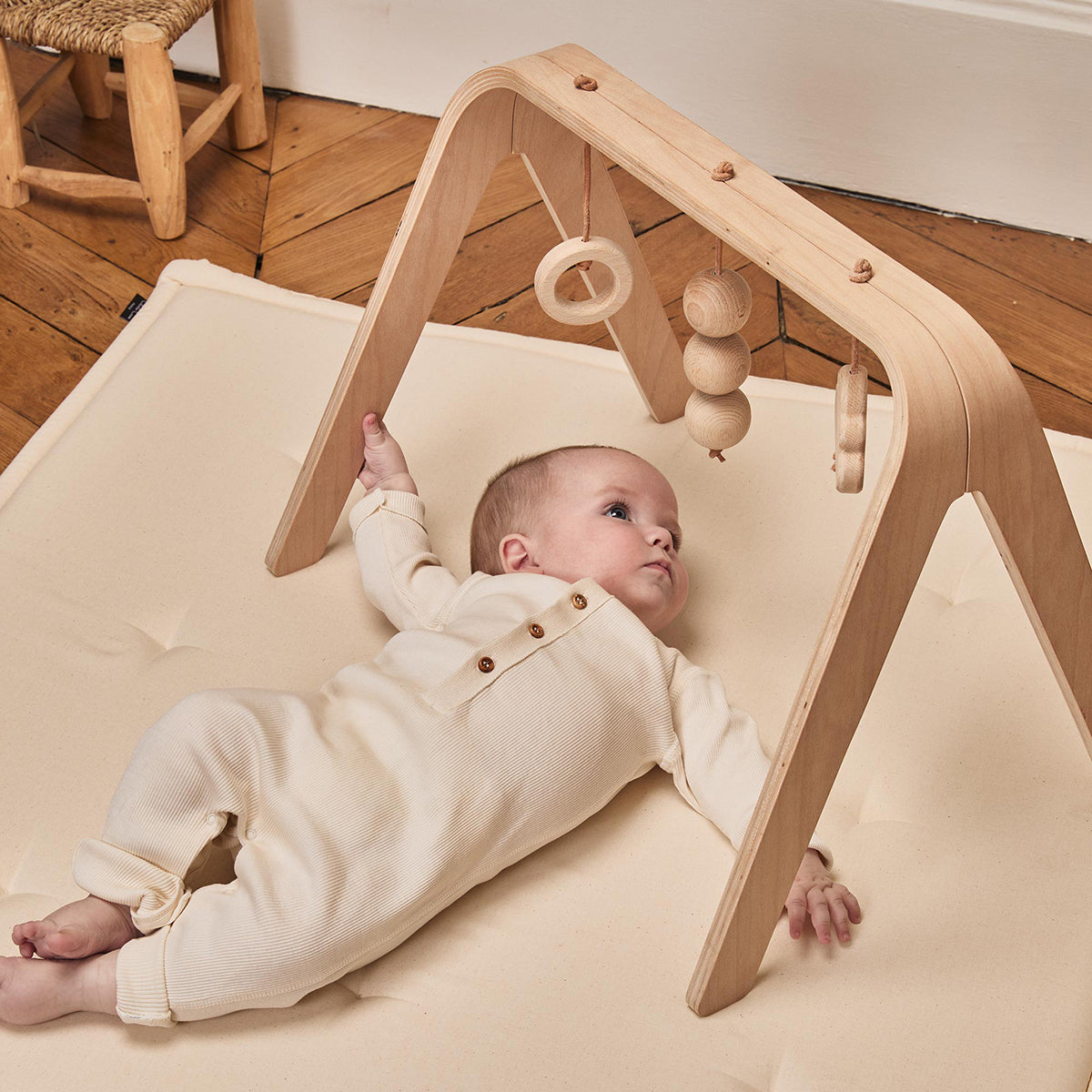 Charlie Crane NAHO Activity Arch + Wooden Toys