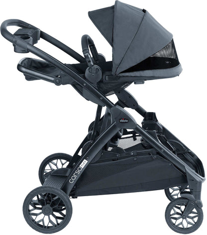 Chicco Corso Flex Double Stroller Bundle - Legend