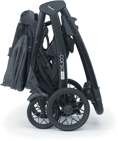 Chicco Corso Flex Double Stroller Bundle - Legend