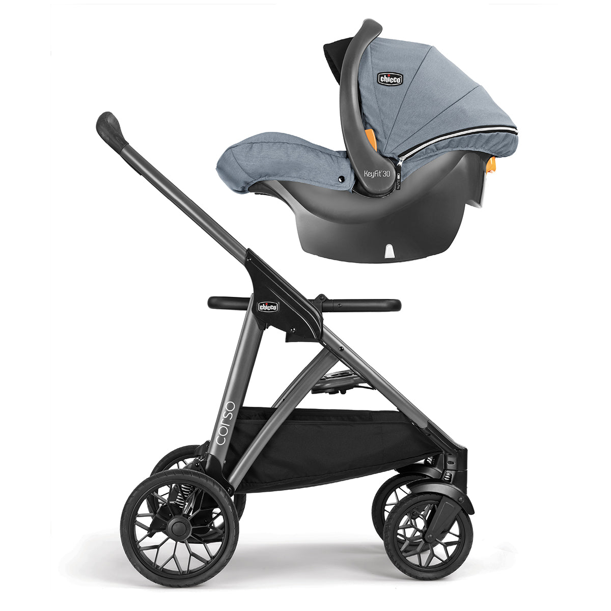 Chicco Corso Modular Quick-Fold Stroller - Staccato