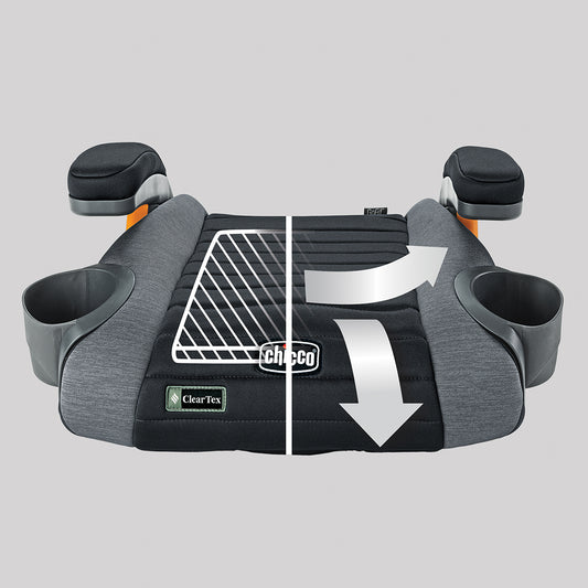 Chicco GoFit ClearTex Backless Booster Car Seat - Reef