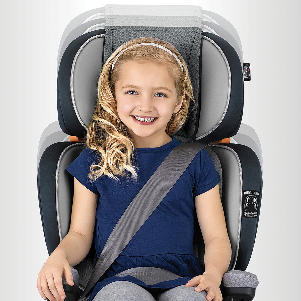 Chicco Kidfit Zip 2-in-1 Belt Positioning Booster Car Seat - Marina