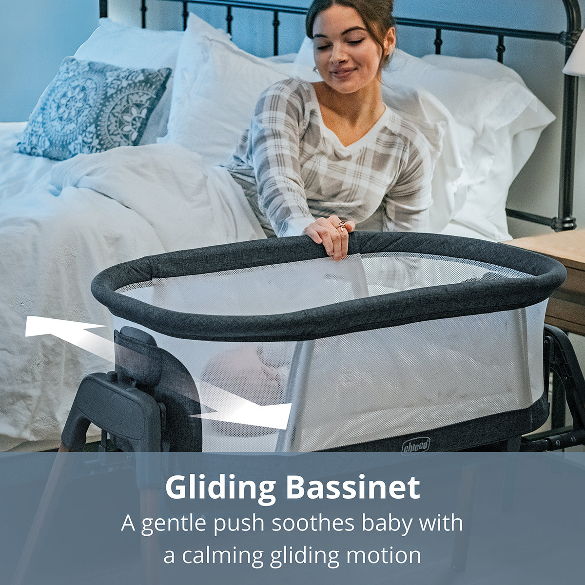 Chicco LullaGlide 3-in-1 Bassinet - Luna