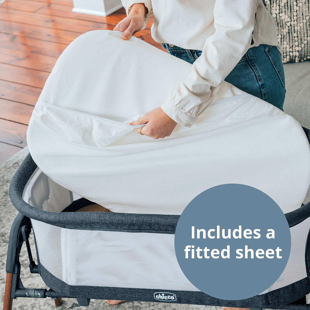 Chicco LullaGlide 3-in-1 Bassinet - Luna