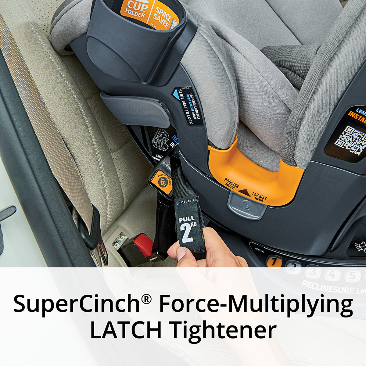 Chicco OneFit ClearTex All-In-One Convertible Car Seat - Drift