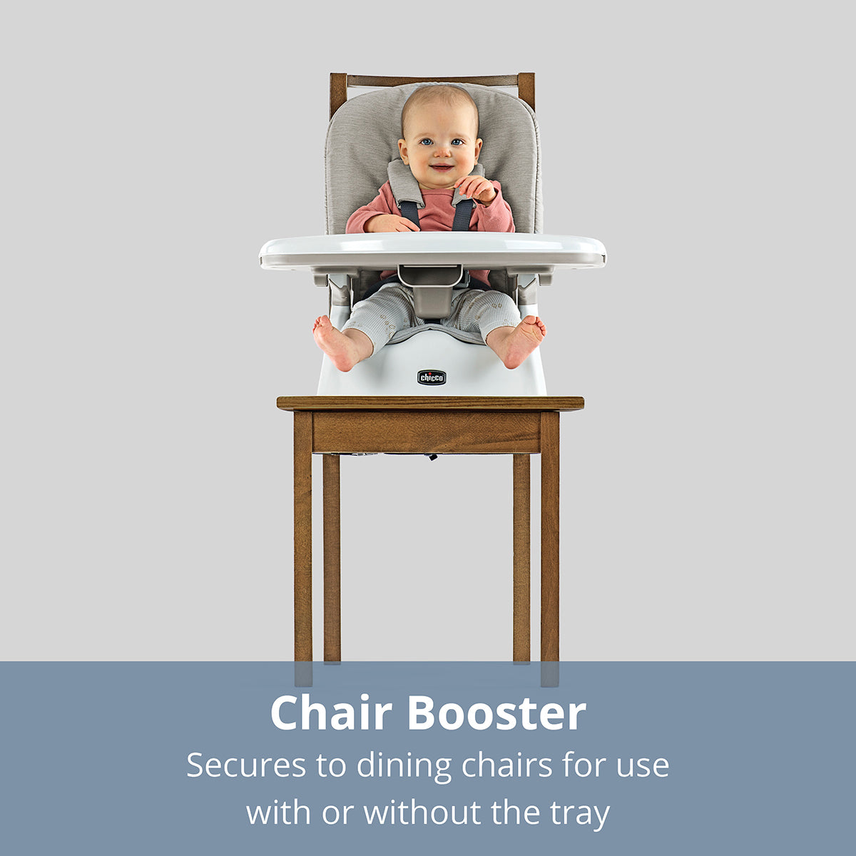 Chicco Stack Hi-Lo 6-in-1 Multi-Use High Chair - Sand