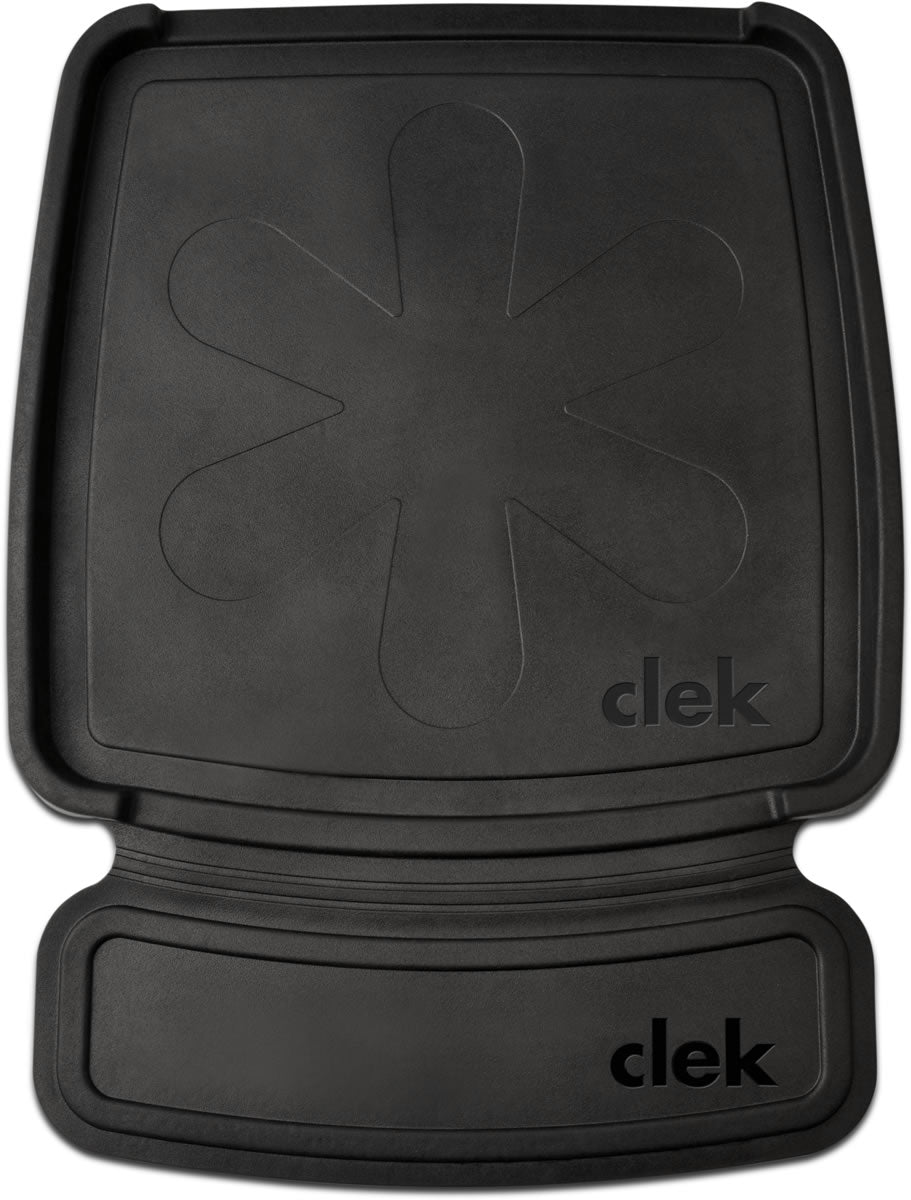 Clek Fllo Convertible Car Seat + Drink & Mat Thingy Bundle - Carbon (Jersey Knit)