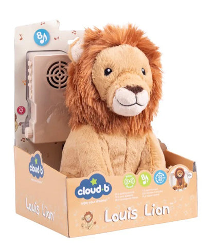 Cloud b Louis Lion Smart Sensor White Noise Plush