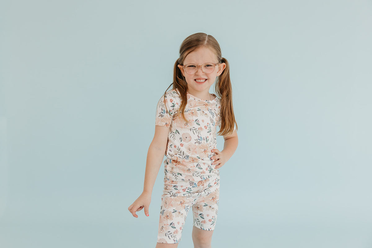 Copper Pearl 2 Piece Short Sleeve Pajamas - Autumn, 12M