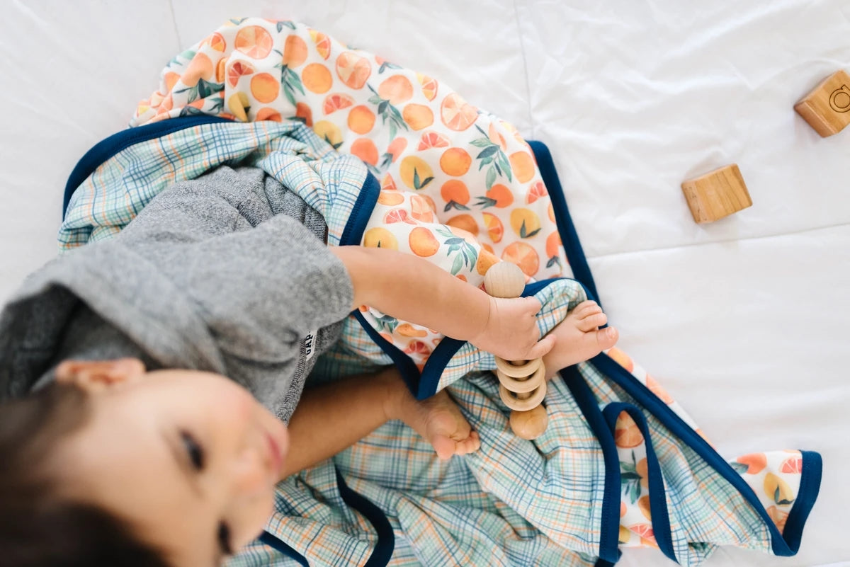 Copper Pearl 3-Layer Stretchy Quilt - Citrus