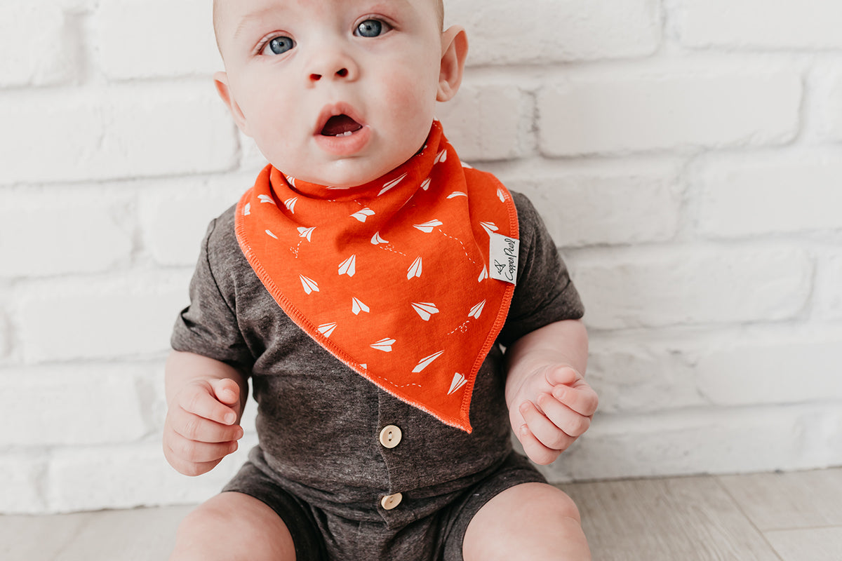 Copper Pearl Baby Bandana Bibs, 4 Pack - Ace