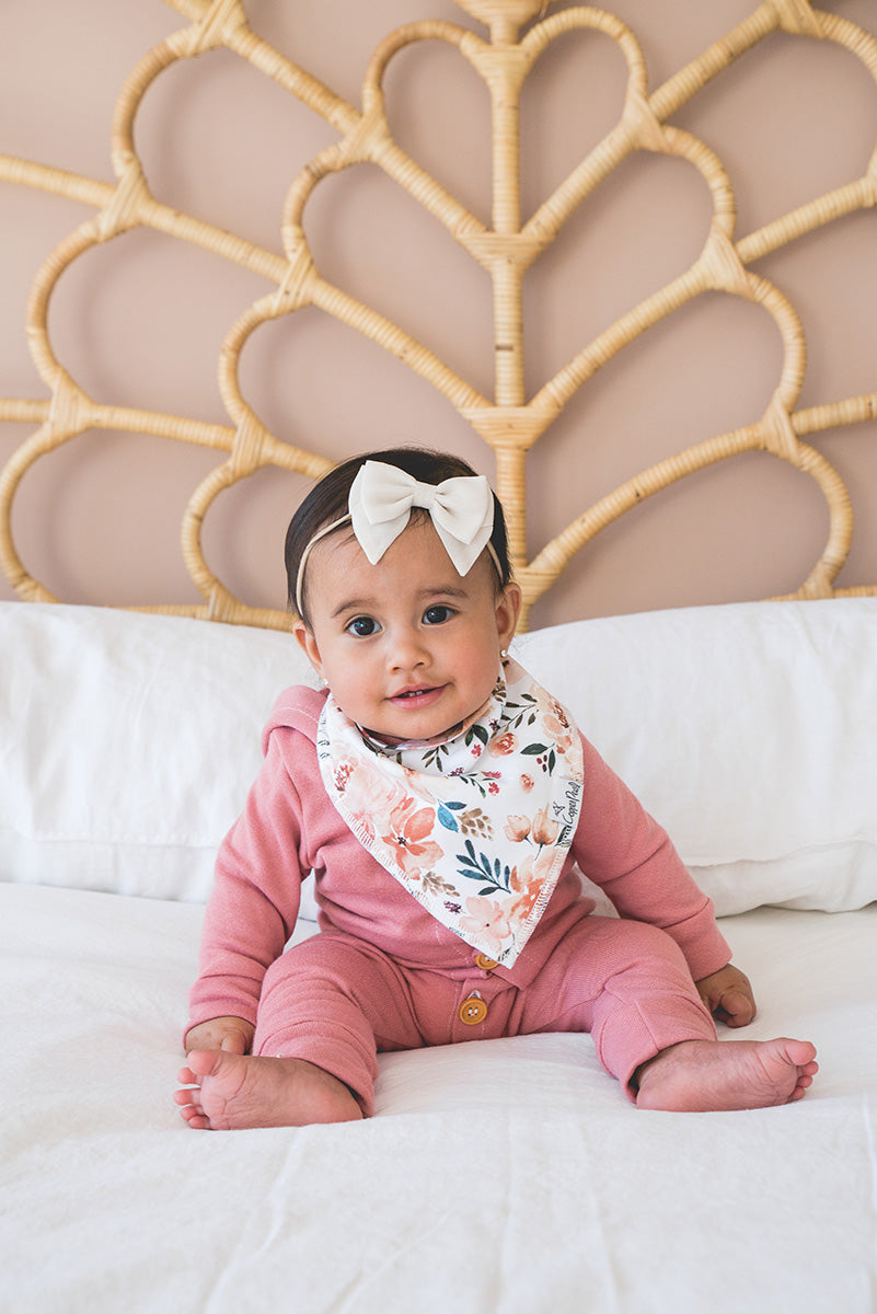 Copper Pearl Baby Bandana Bibs, 4 Pack - Autumn