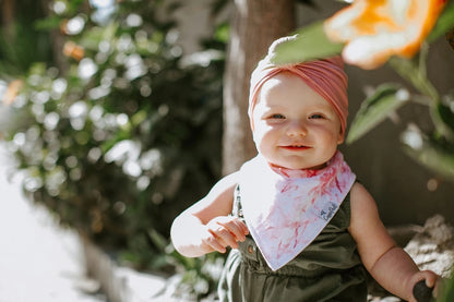 Copper Pearl Baby Bandana Bibs, 4 Pack - Enchanted