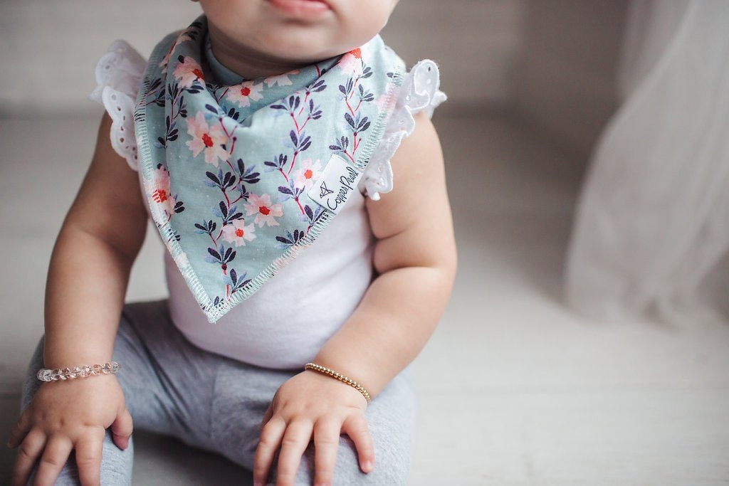 Copper Pearl Baby Bandana Bibs, 4 Pack - Morgan