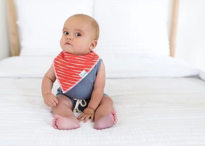 Copper Pearl Baby Bandana Bibs, 4 Pack - Nautical