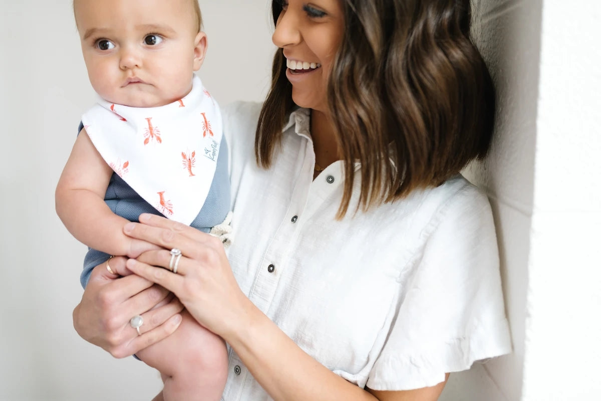 Copper Pearl Baby Bandana Bibs, 4 Pack - Nautical