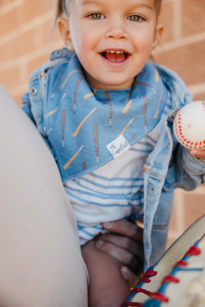 Copper Pearl Baby Bandana Bibs, 4 Pack - Slugger