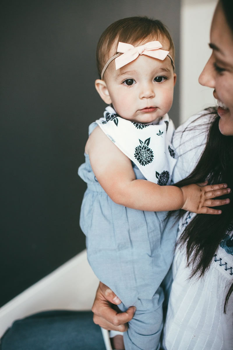 Copper Pearl Baby Bandana Bibs, 4 Pack - Willow