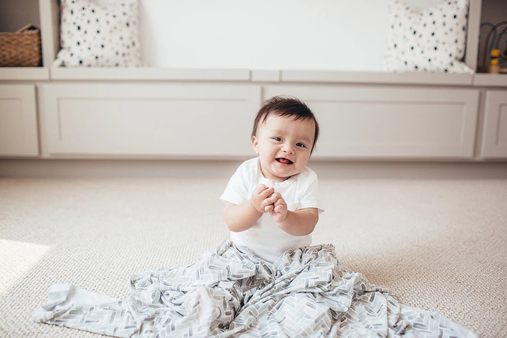 Copper Pearl Knit Swaddle Blanket - Alta