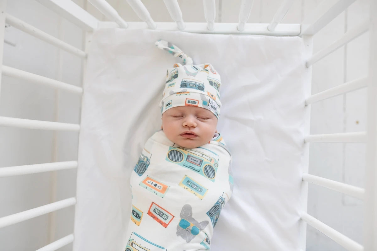 Copper Pearl Knit Swaddle Blanket - Bruno