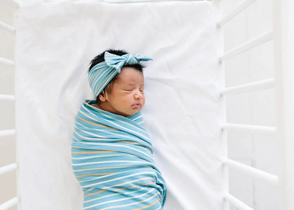 Copper Pearl Knit Swaddle Blanket - Milo