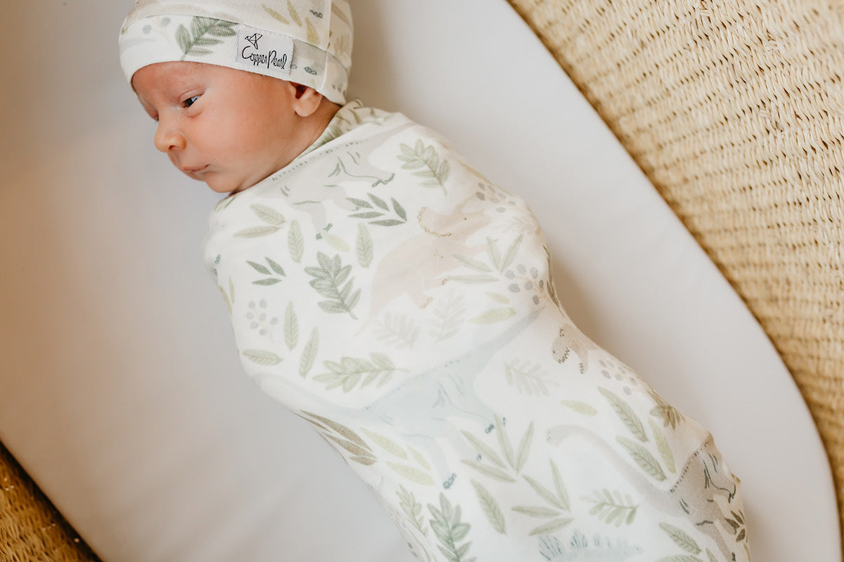 Copper Pearl Knit Swaddle Blanket - Rex