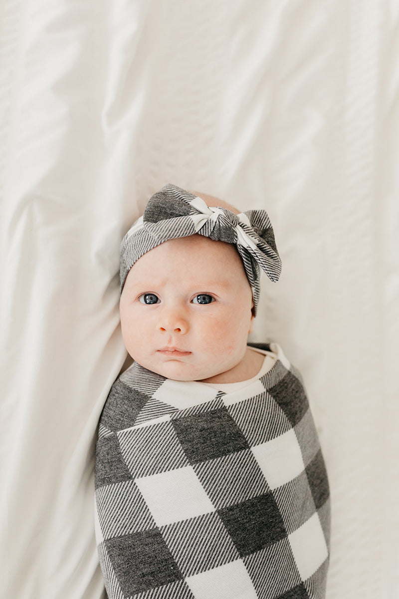 Copper Pearl Knit Swaddle Blanket - Scotland