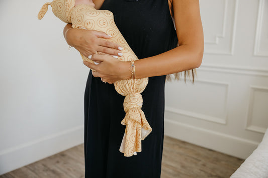 Copper Pearl Knit Swaddle Blanket - Vance