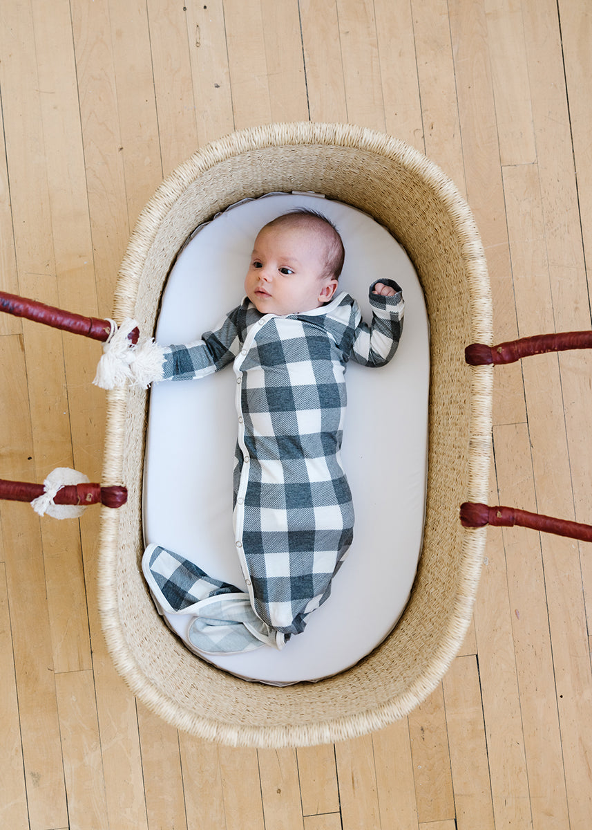 Copper Pearl Newborn Knotted Gown - Scotland