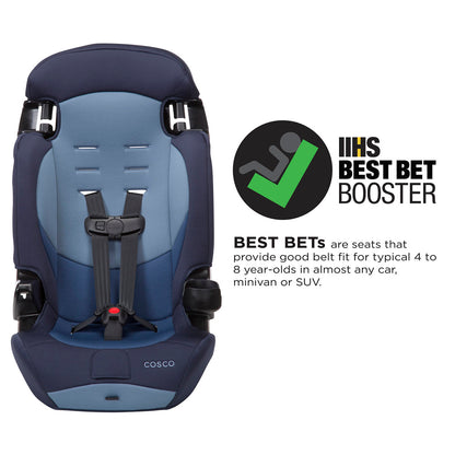 Cosco Finale DX 2-in-1 Harness Booster Car Seat - Sport Blue