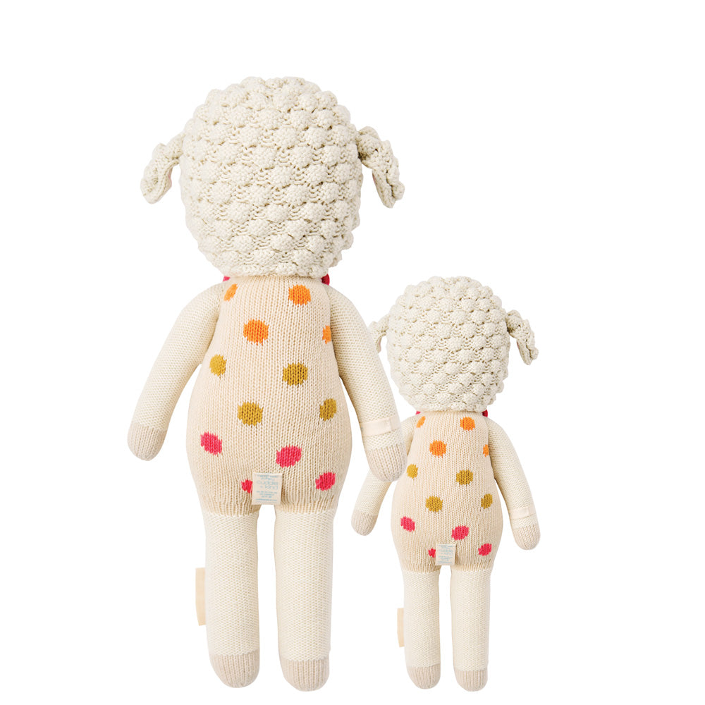 Cuddle+Kind Hand Knit Doll - Mini Lucy the Lamb, 13"