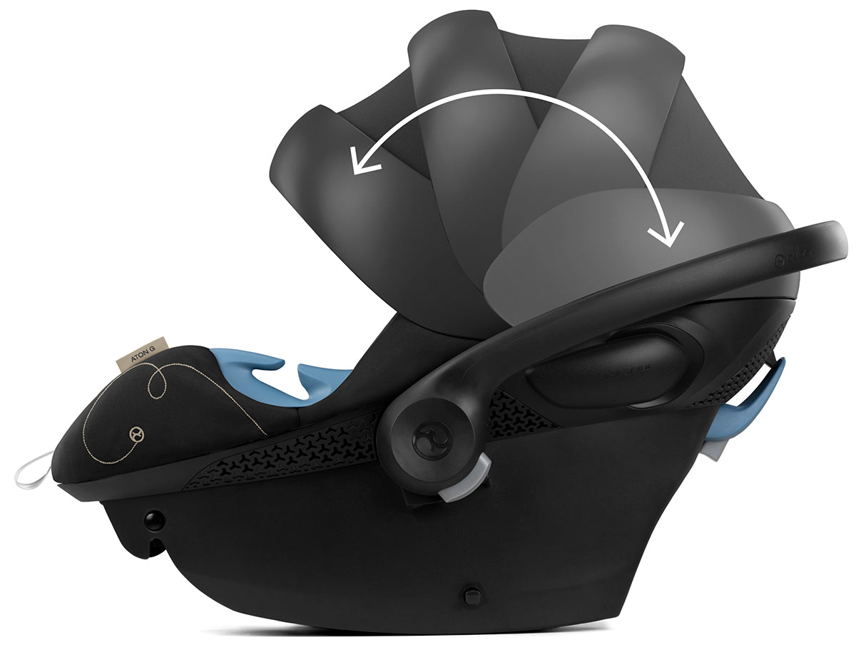 Cybex Aton G Infant Car Seat - Moon Black