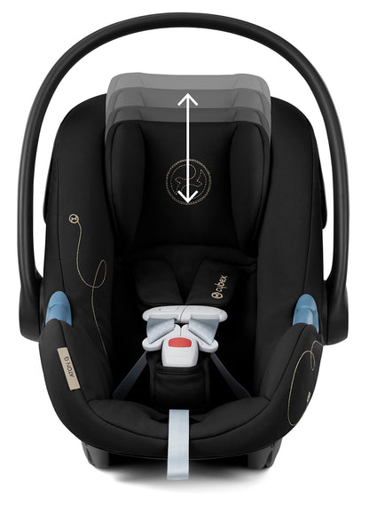 Cybex Aton G Swivel Infant Car Seat - Moon Black