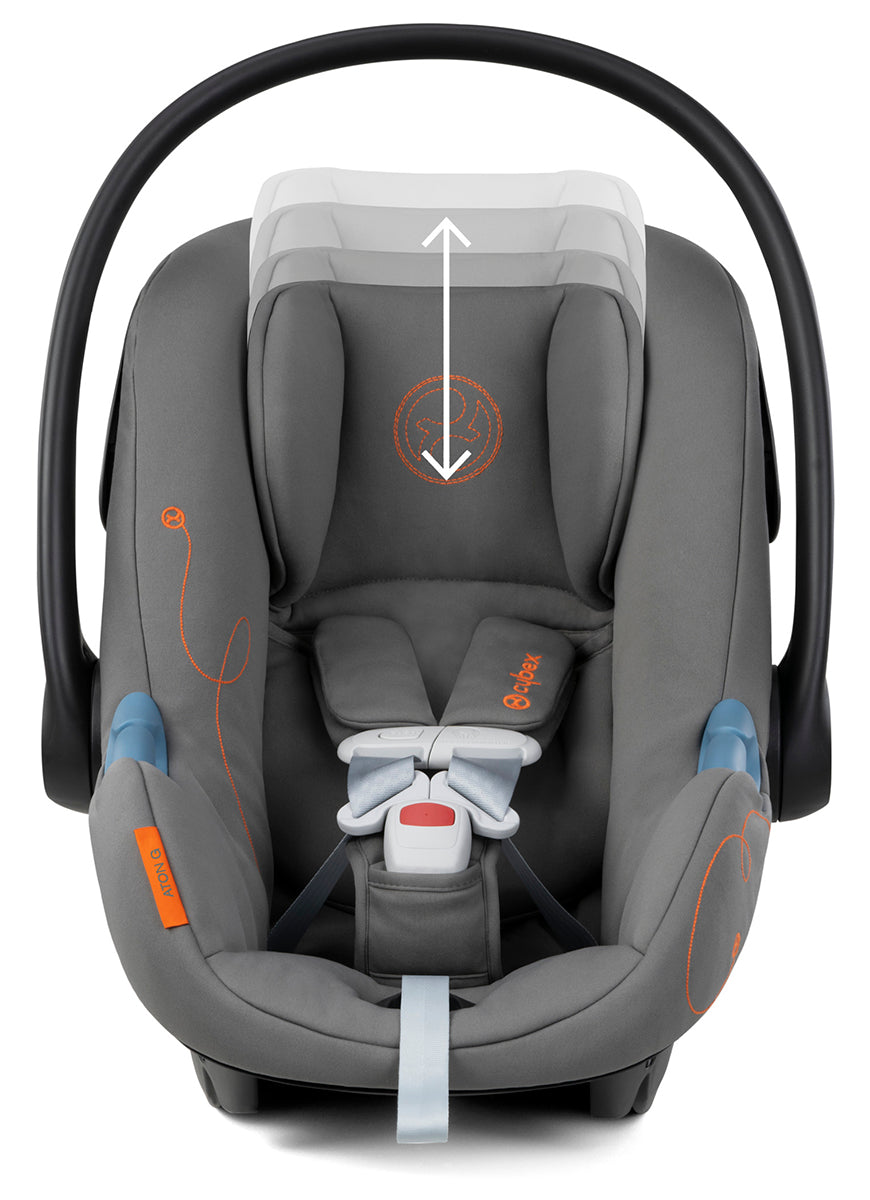 Cybex Aton G Swivel SensorSafe Infant Car Seat - Lava Grey