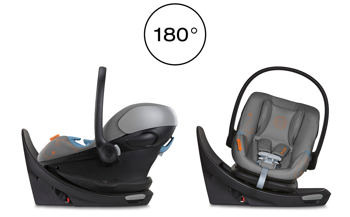 Cybex Aton G Swivel SensorSafe Infant Car Seat - Lava Grey