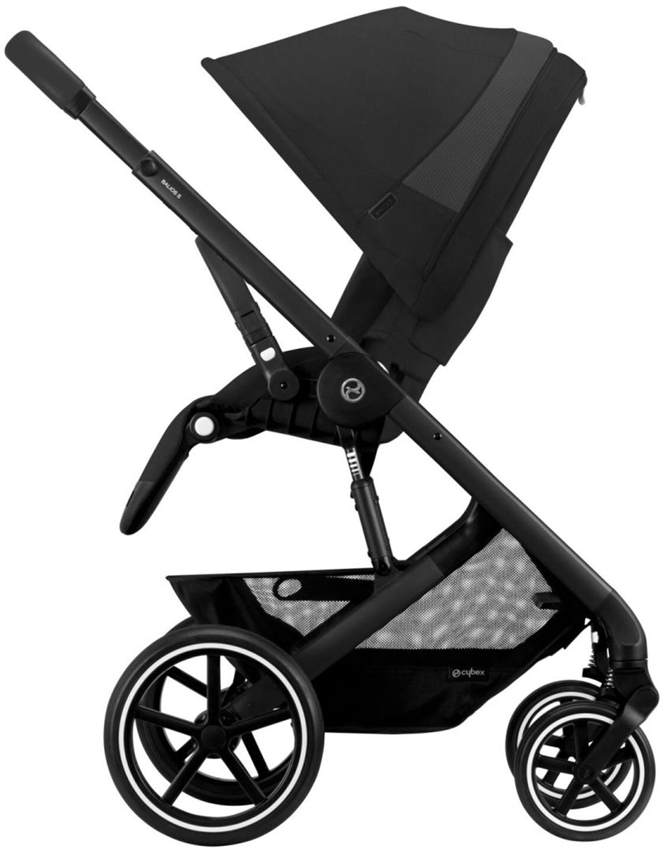 Cybex Balios S Lux 2 Stroller - Black Frame / Moon Black