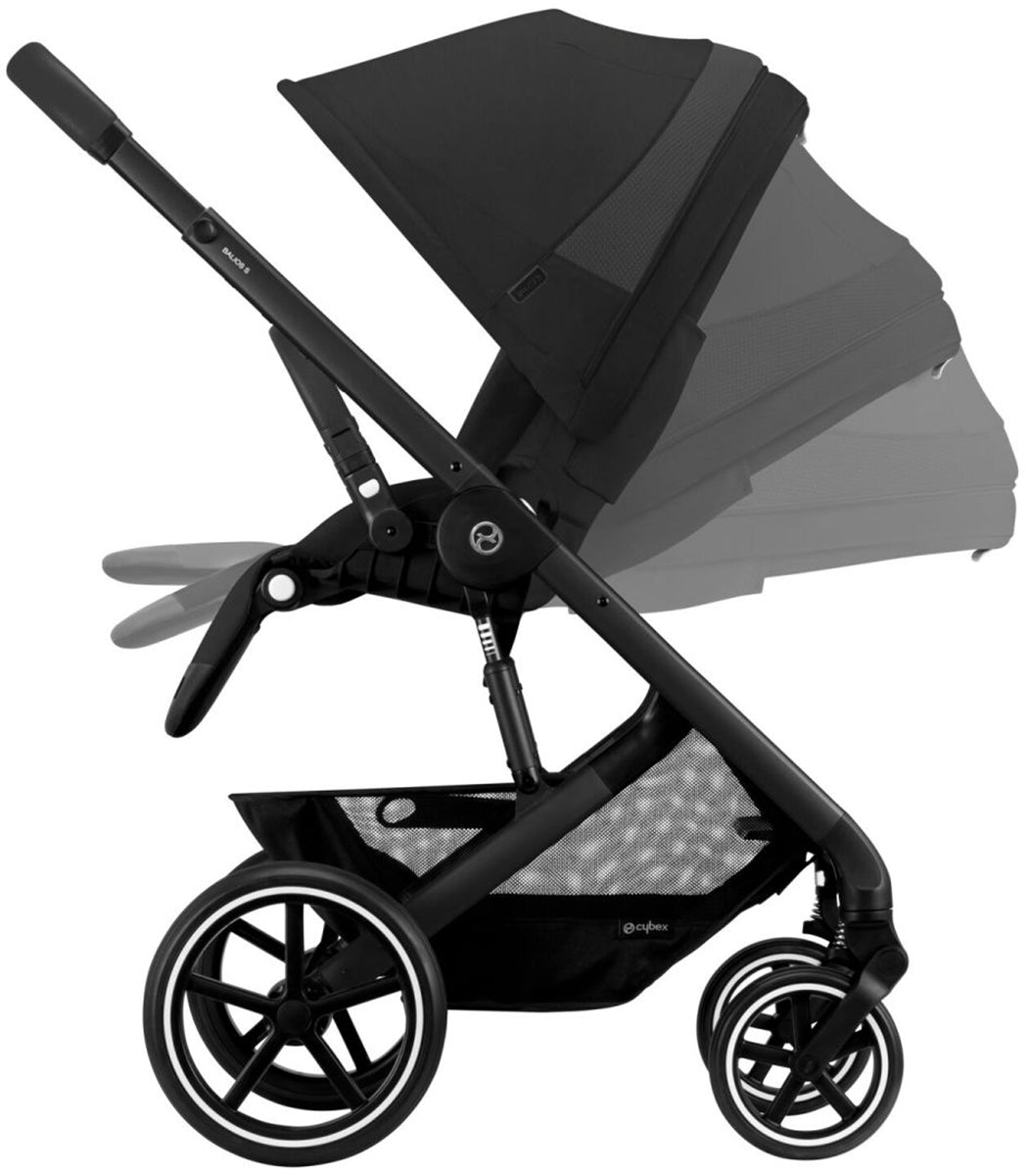 Cybex Balios S Lux 2 Stroller - Black Frame / Moon Black