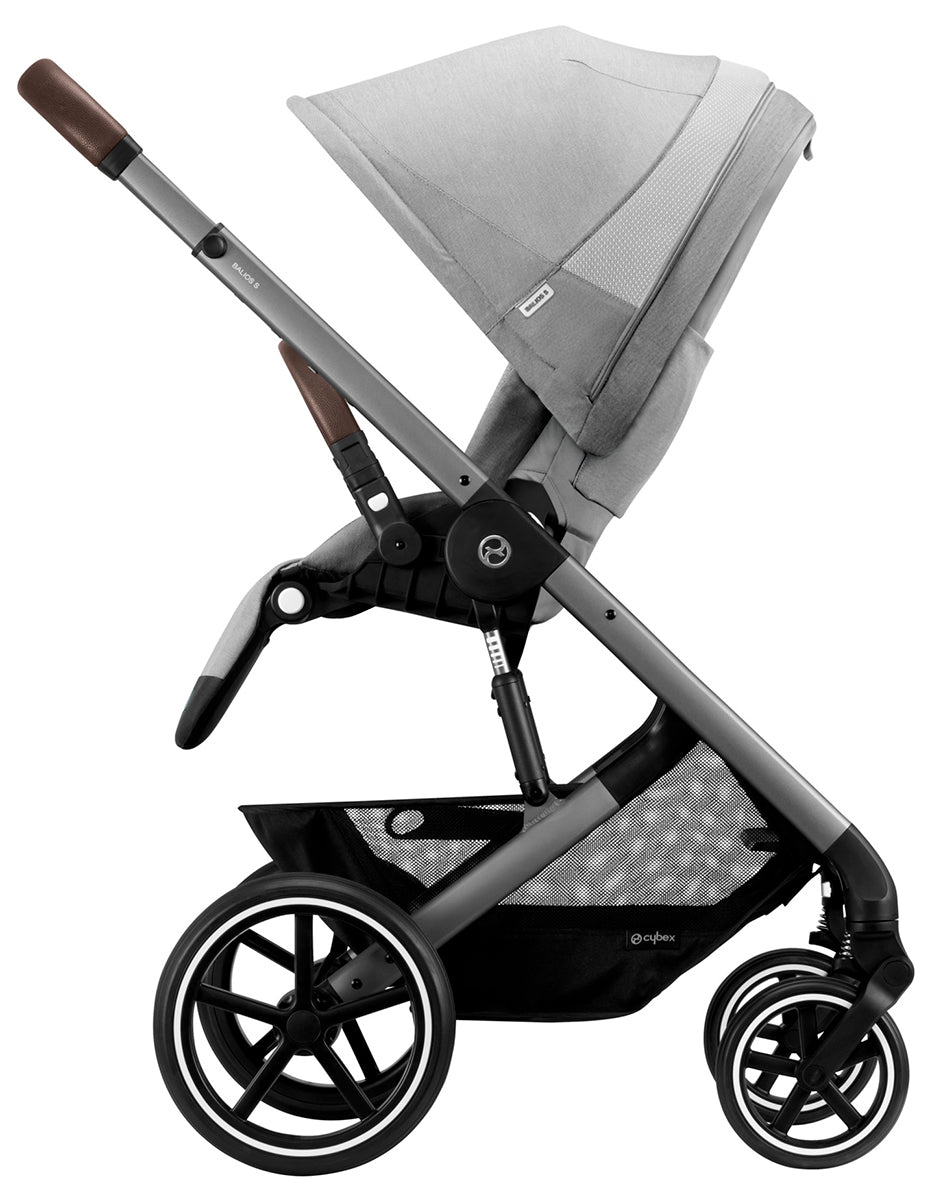 Cybex Balios S Lux 2 Stroller - Silver Frame / Lava Grey