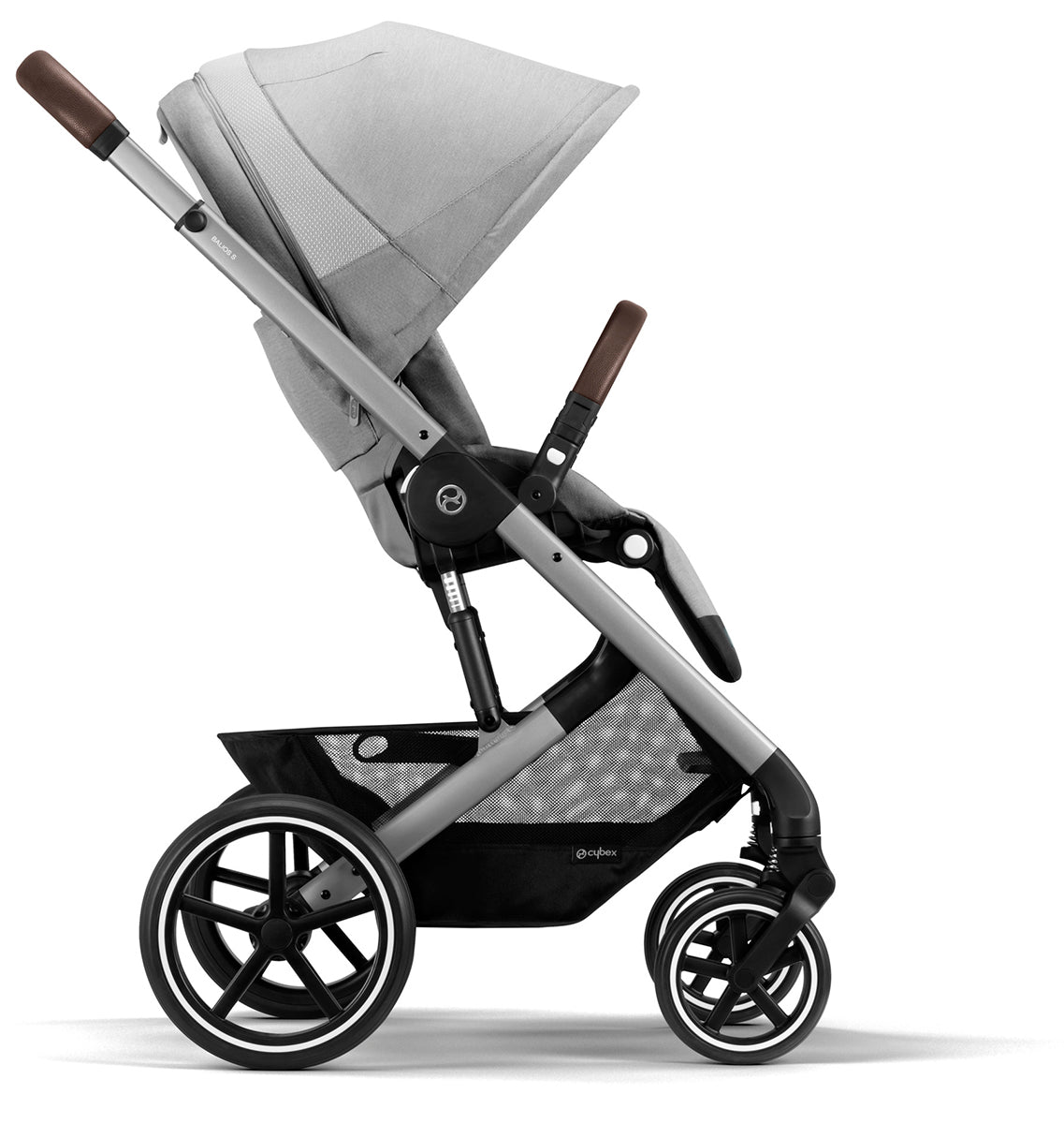 Cybex Balios S Lux 2 Stroller - Silver Frame / Lava Grey