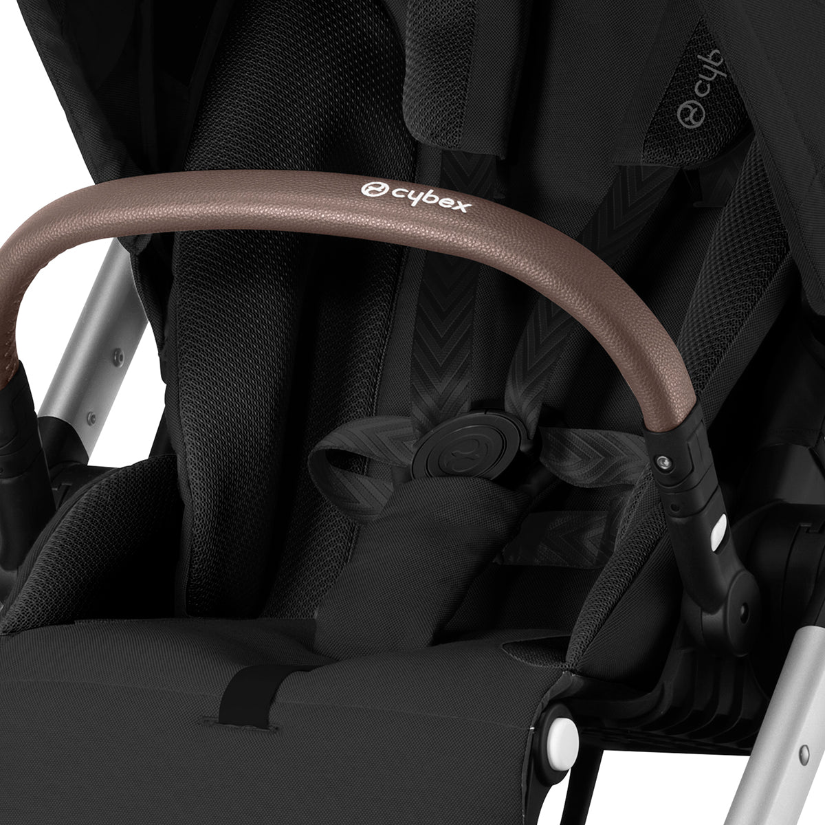 Cybex Balios S Lux 2 Stroller - Silver Frame / Moon Black